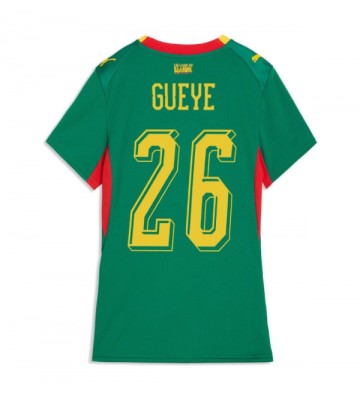 Senegal Pape Gueye #26 Replika Bortatröja Damer VM 2026 Kortärmad